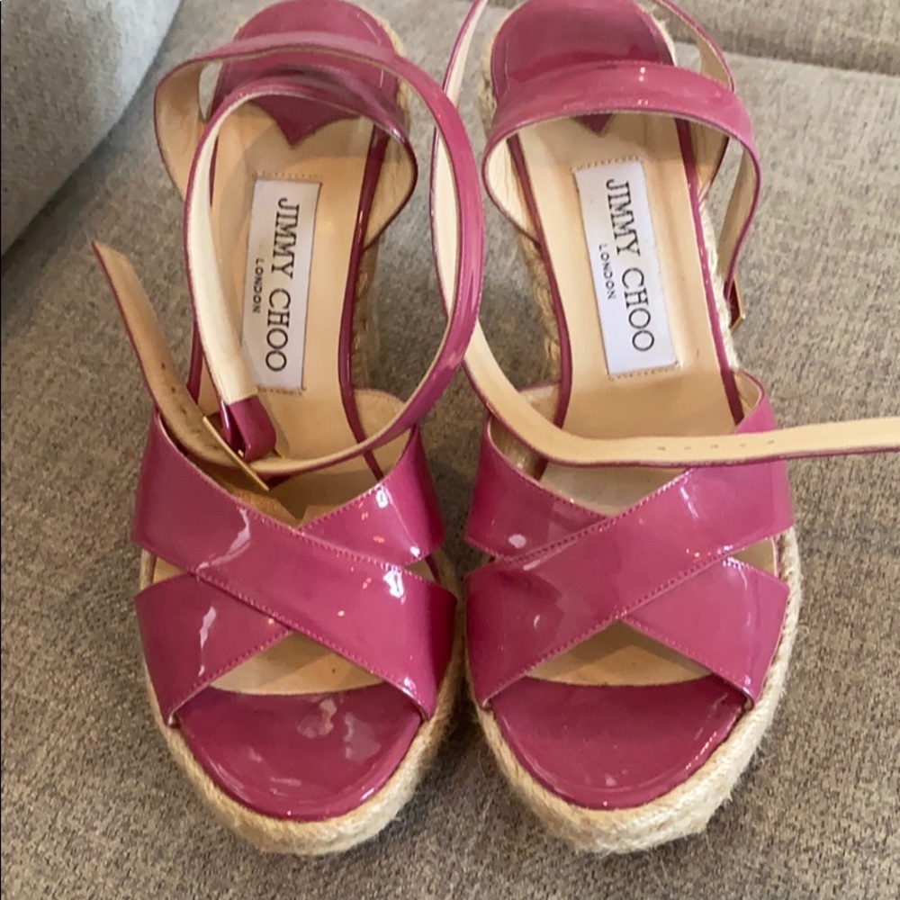 Jimmy choo espadrilla wedges